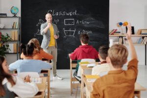 teacher conducting lesson 300x200 - teacher conducting lesson