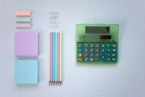 flat lay of pastel stationery including a colorful calculator and pencils 300x200 - flat lay of pastel stationery including a colorful calculator and pencils..jpg
