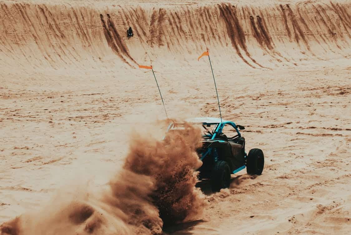 UTV on desert - What Are UTV Whip Flags and Why Are They Important? Discover