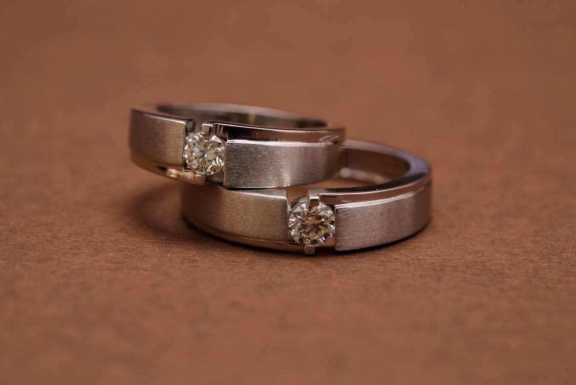 elegant rings with diamond - Why Do Some Men Prefer Titanium Wedding Bands? Explained