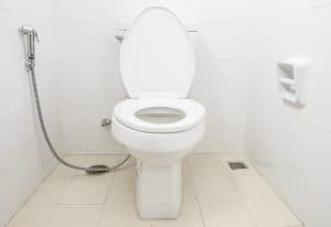 toilet bowl in a small bathroom space 300x206 - toilet bowl in a small bathroom space