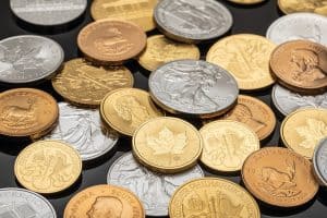 a mix of gold and silver coins 300x200 - a mix of gold and silver coins