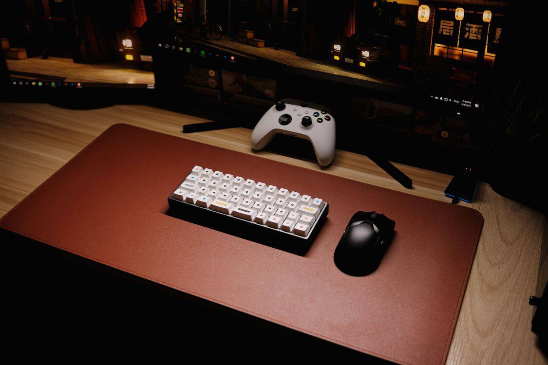 High angle view of a sleek gaming setup - The $75 Million Esports World Cup Is Quietly Pushing Players Toward Custom Gaming Surfaces