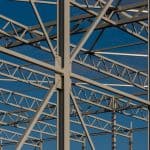 Detailed view of a steel framework structure 150x150 - Home
